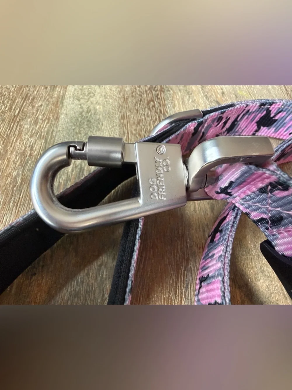 Dog Friendly Co Leash - Pink Camo Like New